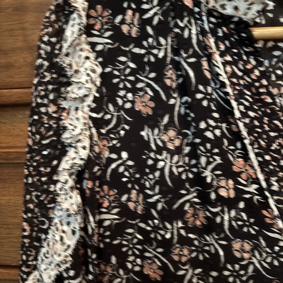 Ulla Johnson silk mini floral Black Dress size 4 NWOT - Picture 8 of 10